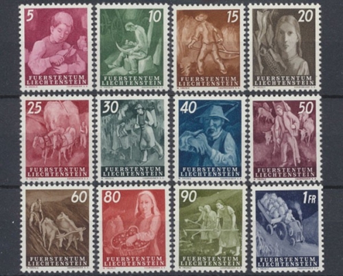 Liechtenstein, MiNr. 289-300, postfrisch