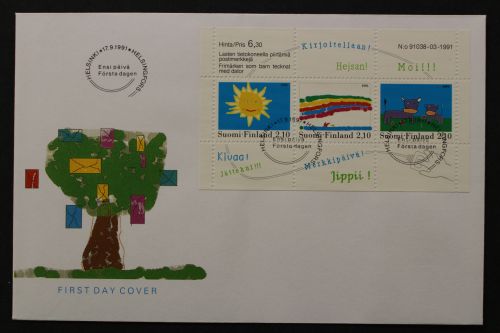 Finnland, MiNr. Block 7, FDC