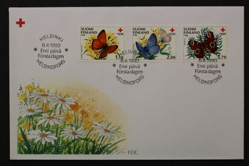 Finnland, MiNr. 1110-1112, FDC