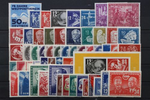 DDR, MiNr. 242-297, Jahrgänge 1949-1951, Kollektion, postfrisch