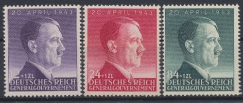 Generalgouvernement, MiNr. 101-103, postfrisch