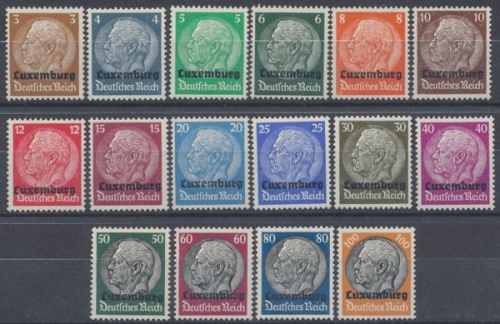 Luxemburg, MiNr. 1-16, postfrisch