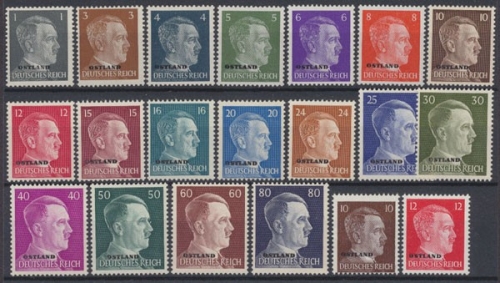 Ostland, MiNr. 1-20, postfrisch