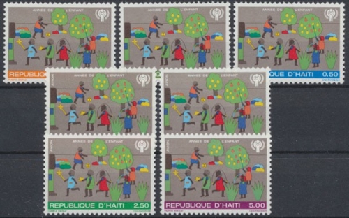 Haiti, MiNr. 1348-1354, postfrisch
