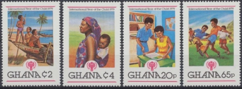 Ghana, MiNr. 805-808 A, postfrisch