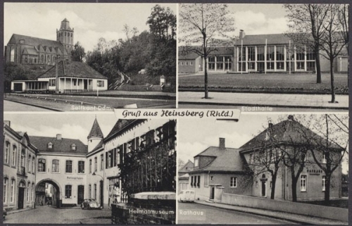 Heinsberg, Rathaus, Dom, Stadthalle, Musum
