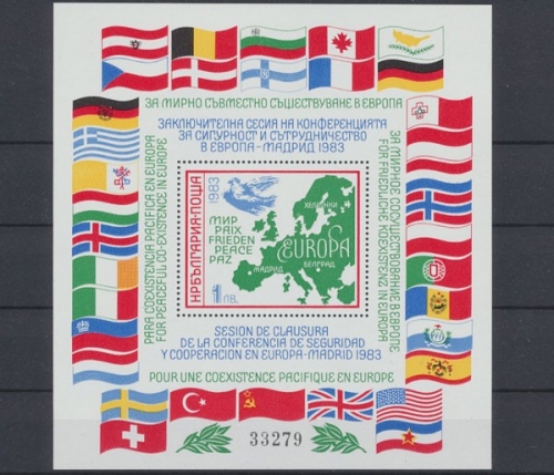 Bulgarien, MiNr. Block 137, postfrisch