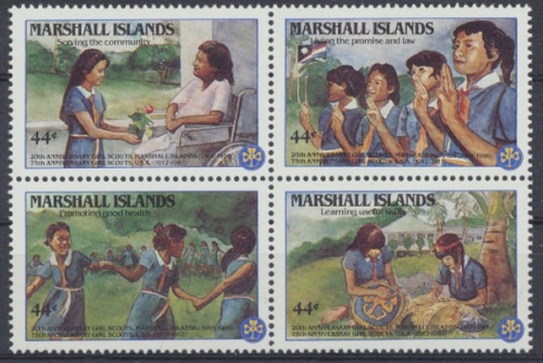 Marshall-Inseln, Michel Nr. 101-104 Zd, postfrisch