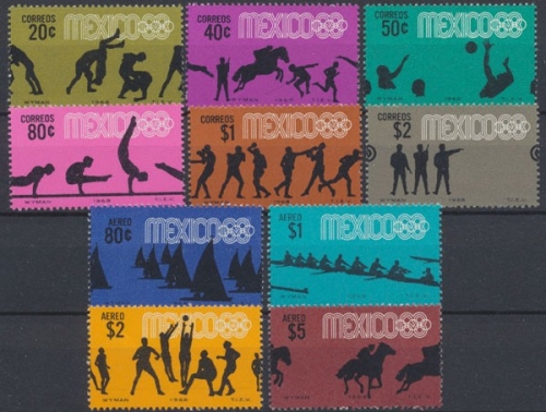 Mexiko, MiNr. 1261-1270, postfrisch