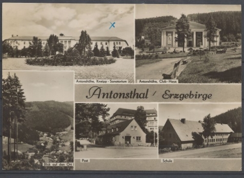 Antonsthal / Erzgebirge, 5 Bilderkarte