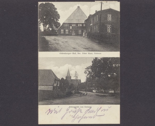 Gnissau bei Ahrensbök, Oldenburger-Hof, Bes. Peter Maas, Teilansicht