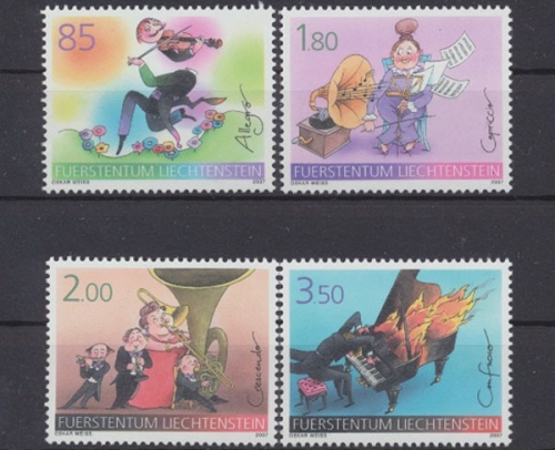 Liechtenstein, MiNr. 1438-1441, postfrisch