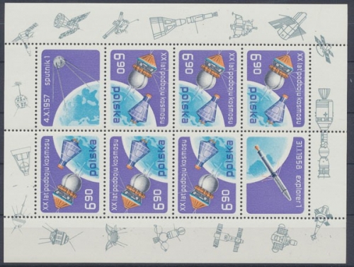 Polen, MiNr. 2539 Kleinbogen, postfrisch
