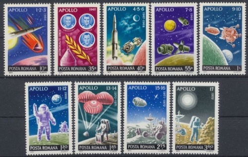Rumänien, MiNr. 3069-3077, postfrisch