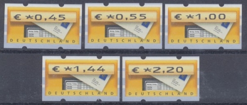 Deutschland (BRD) Automaten, MiNr. 5 Type 1 VS 4, postfrisch