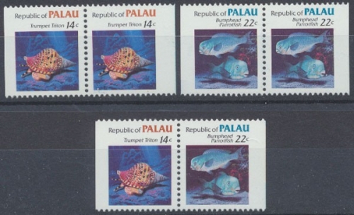 Palau, Michel Nr. 74 D +75 D Zd, postfrisch