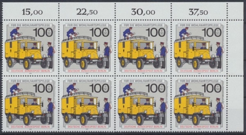 Berlin, Michel Nr. 878, 8er Bogenteil, postfrisch