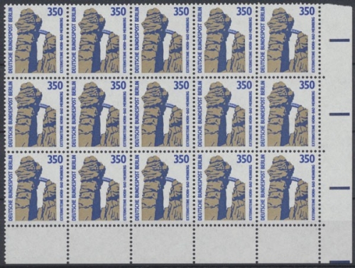 Berlin, Michel Nr. 835, 15er Bogenteil, postfrisch