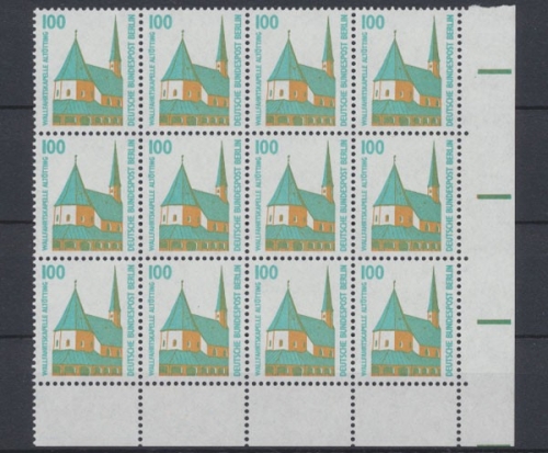 Berlin, Michel Nr. 834, 12er Bogenteil, postfrisch