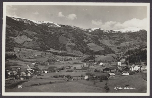 Afritz, Kärnten, Blick auf den Ort