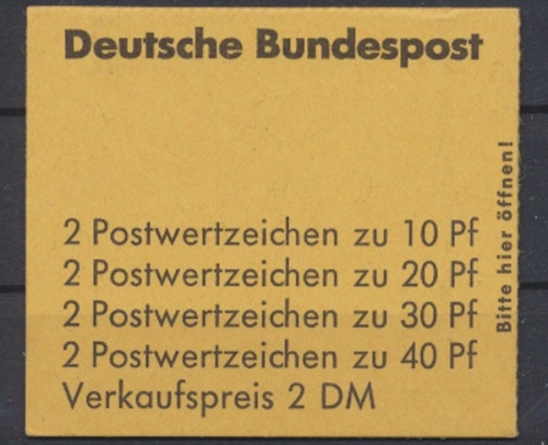 Deutschland (BRD), MiNr. MH 18 b, postfrisch