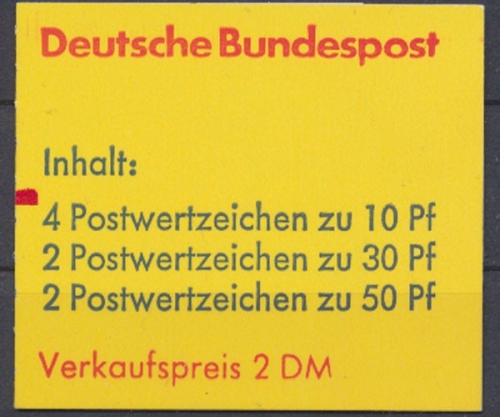 Deutschland (BRD), MiNr. MH 21 b m Z, postfrisch
