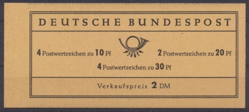 Deutschland (BRD), MiNr. MH 12 au, postfrisch