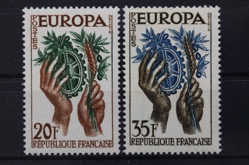 Frankreich, MiNr. 1157-1158, postfrisch