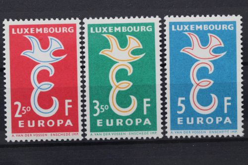 Luxemburg, MiNr. 590-592, postfrisch