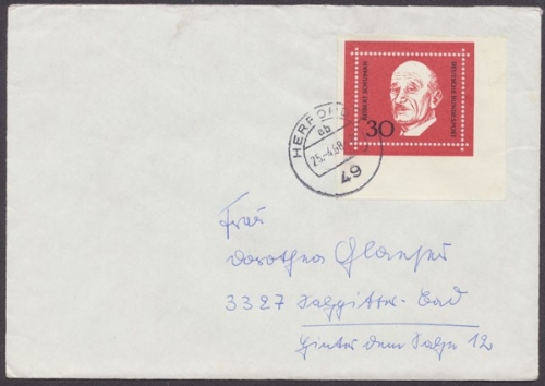 Deutschland (BRD), Michel Nr. 556, Brief