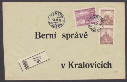 Böhmen & Mähren, Einschreiben