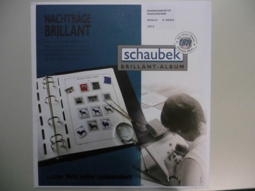Schaubek Brillant, Vordruckblätter Deutschland 2013