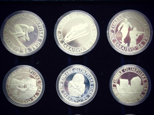 Jugoslawien Olympische Winterspiele 1984, komplette Sammlung
