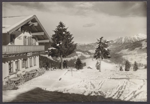 Hirschegg/Kleinwalsertal, Imbißstube und Gästehaus "Walserblick", Bes. Sepp u. Toni Erath