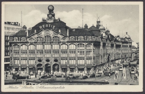 Berlin, Alexanderplatz, "Hertie" das Kaufhaus für Alle