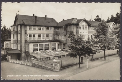 Oberhof, FDGB-Ferienheim Georgij Dimitroff