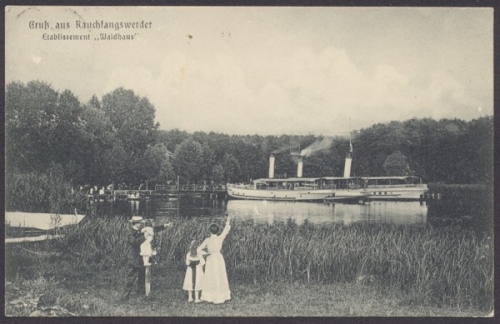 Berlin - Rauchfangswerder, Etablissement "Waldhaus"