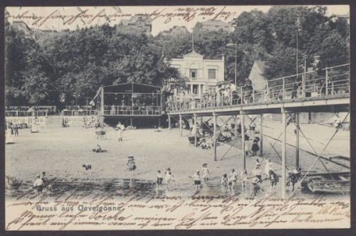 Hamburg - Oevelgönne, Partie am Strand