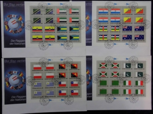 UNO New York, Michel Nr, 448-463 KB, FDC