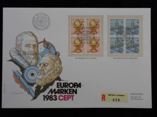 Schweiz, Michel Nr. 1249-1250 (4), FDC