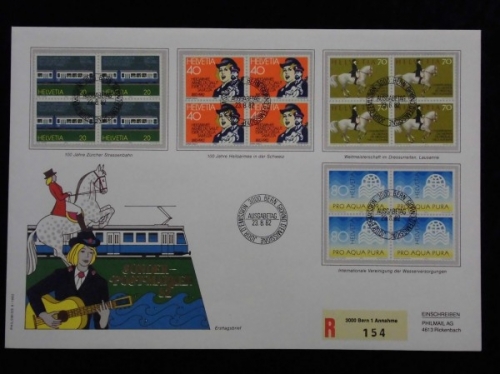 Schweiz, Michel Nr. 1232-1235 (4), FDC