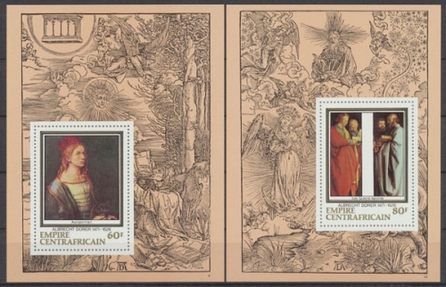Zentralafrik. Republik, Michel Nr. 572-575 Blöcke, postfrisch