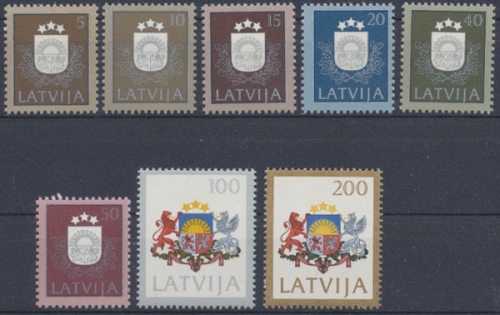 Lettland, MiNr. 305-312, postfrisch