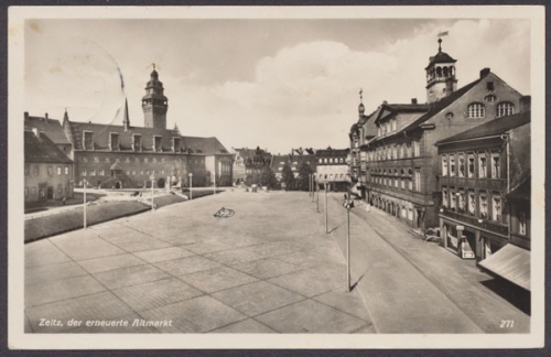 Zeitz, der erneuerte Altmarkt