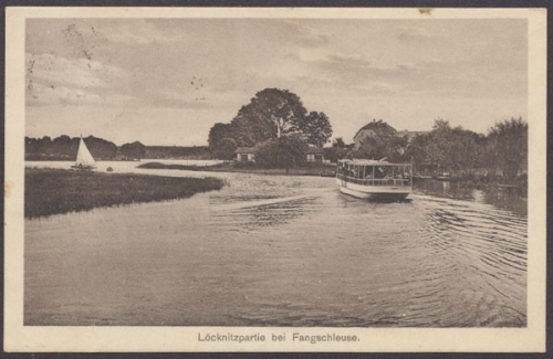 Alt-Buchhorst bei Grünheide, Löcknitzpartie bei Fangschleuse