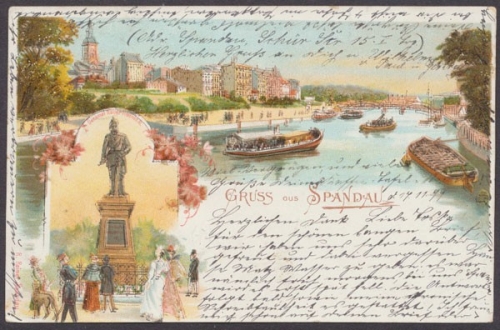 Berlin - Spandau, Panorama - Denkmal
