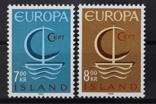 Island, MiNr. 404-405, postfrisch