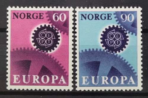 Norwegen, MiNr. 555-556, postfrisch