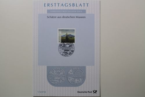Deutschland, Ersttagsblätter, Jahrgang 2019, 1/2019 - 51/2019 + 2 SK Blätter