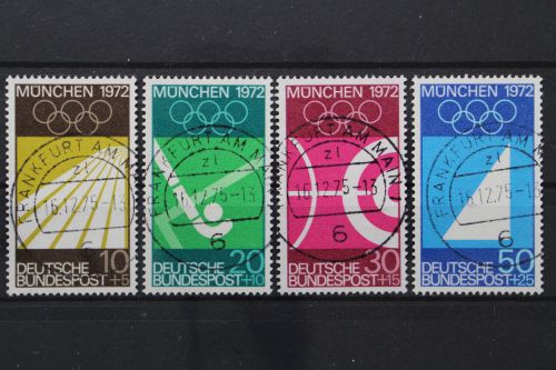 Deutschland (BRD), MiNr. 587-590, zentrisch VS F/M, gestempelt